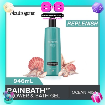 NEUTROGENA - Rainbath Replenishing Shower And Bath Gel Ocean Mist For Spa-Like Indulgence 946ml