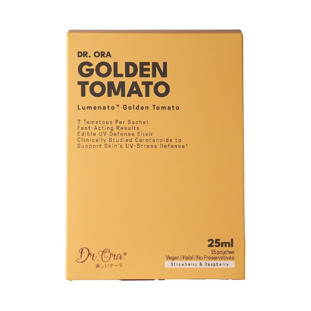 COLLABEAUTE UP+ GOLD 30ml、60ml DR ORA Golden Tomato UV Defense & Brightening Elixir 25ml x 15s