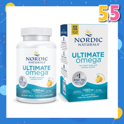NORDIC NATURALS Ultimate Omega 1280mg 60 Soft Gels