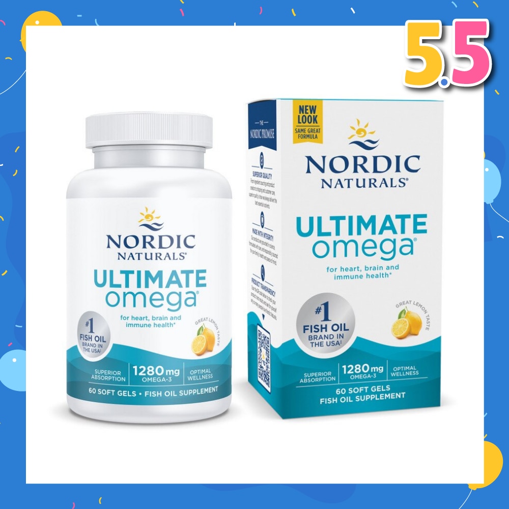 Ultimate Omega 1280mg 60 Soft Gels