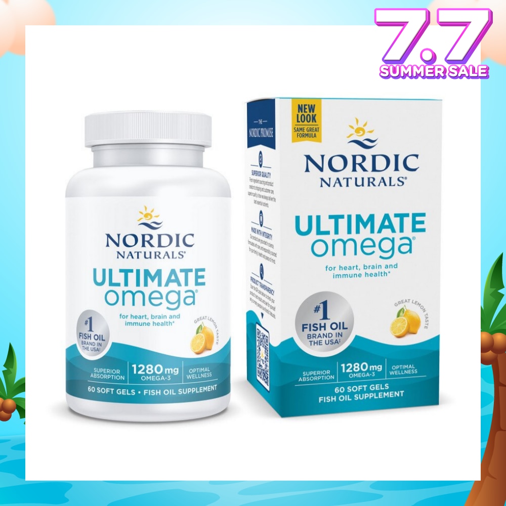 Ultimate Omega 1280mg 60 Soft Gels