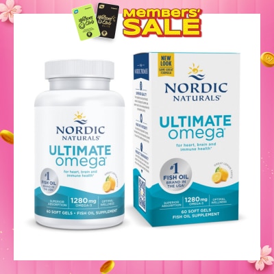 NORDIC NATURALS Ultimate Omega 1280mg 60 Soft Gels