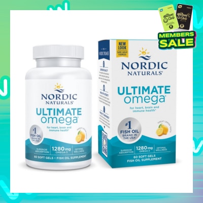 NORDIC NATURALS Ultimate Omega 1280mg 60 Soft Gels