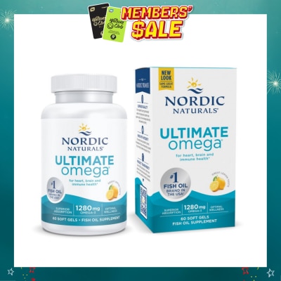 NORDIC NATURALS - Ultimate Omega 1000mg 60 Soft Gels