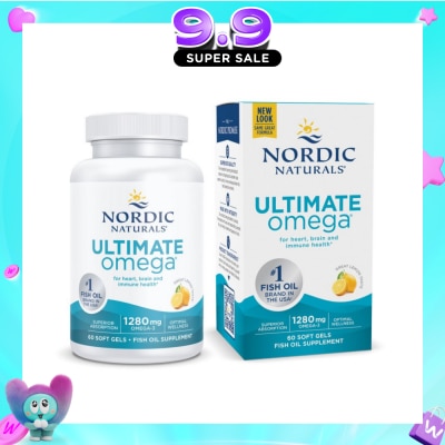 NORDIC NATURALS - Ultimate Omega 1000mg 60 Soft Gels image