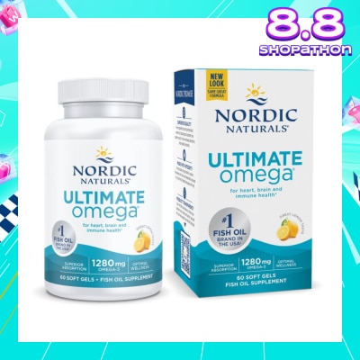 NORDIC NATURALS Ultimate Omega 1280mg 60 Soft Gels