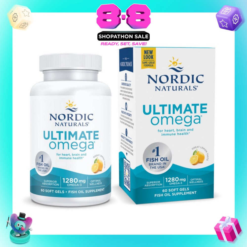 Ultimate Omega 1000mg 60 Soft Gels