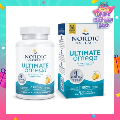 NORDIC NATURALS Ultimate Omega 1280mg 60 Soft Gels