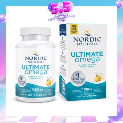 NORDIC NATURALS - Ultimate Omega 1280mg 60 Soft Gels