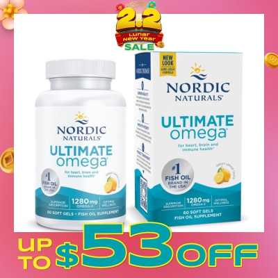 NORDIC NATURALS Ultimate Omega 1280mg 60 Soft Gels