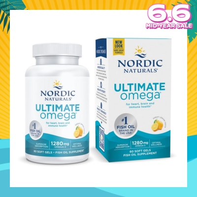 NORDIC NATURALS Ultimate Omega 1280mg 60 Soft Gels