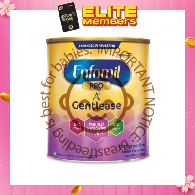 ENFAMIL A+ Gentlease Infant Baby Milk Powder Formula DHA+ Stage 1 (For 0mth - 12mths) 800g