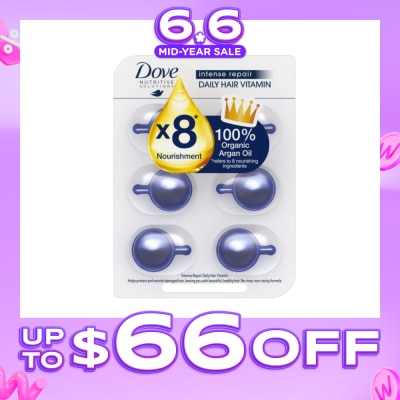 DOVE - Hair Vitamin Capsule Blister 1ml x 6s