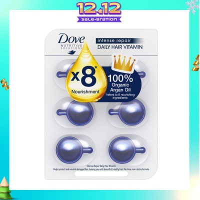 DOVE Hair Vitamin Capsule Blister 1ml x 6s