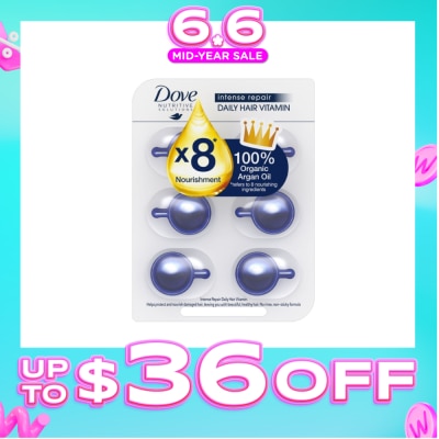 DOVE - Hair Vitamin Capsule Blister 1ml x 6s