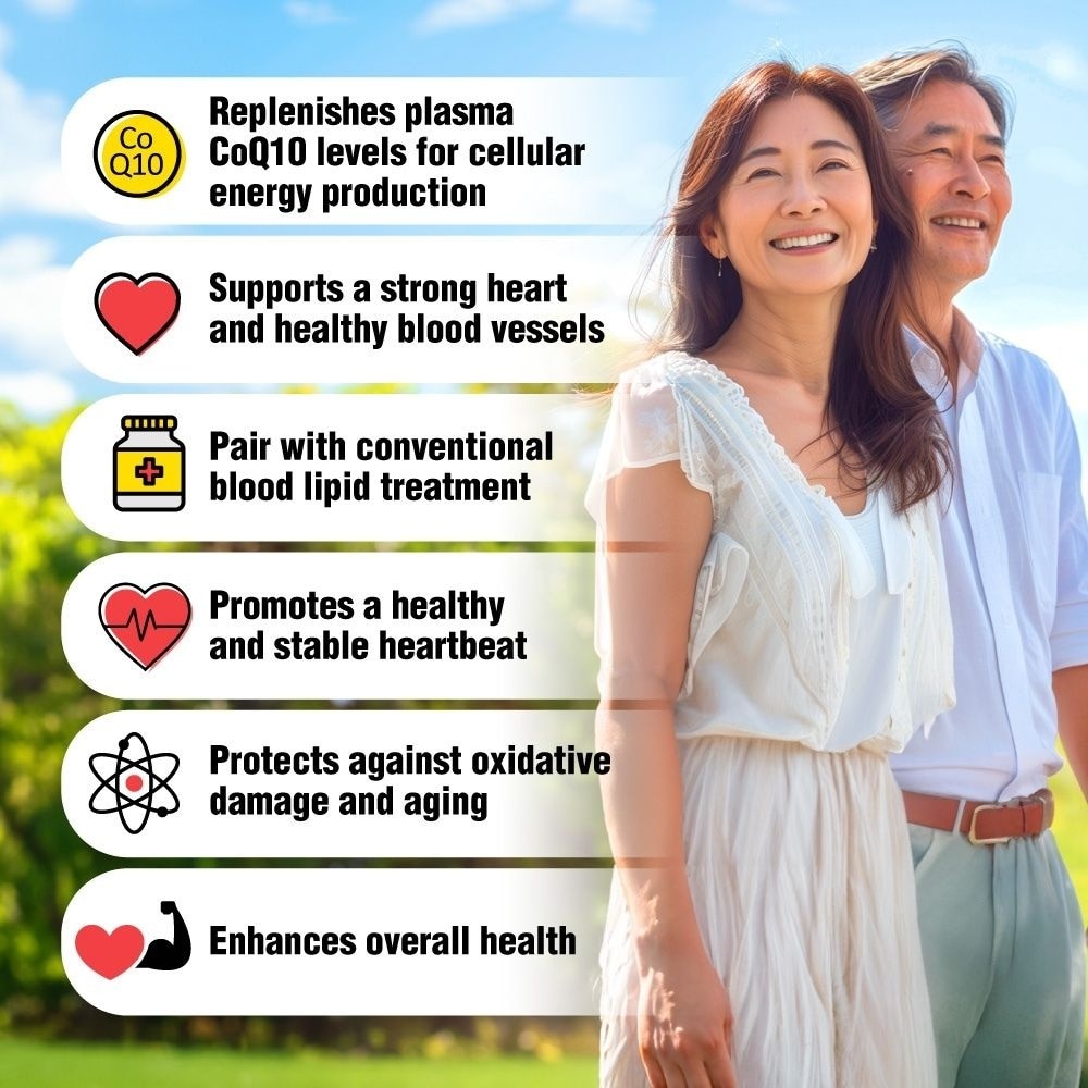 CardioREGAIN EX Active Ubiquinol CoQ10 Softgels (Heart Health, Cellular Energy, Stable Heartbeat, Blood Pressure & Blood Lipid) 30s