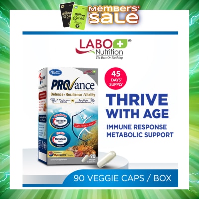 LABO NUTRITION - PROVance Dietary Supplement Veggie Cap 90s