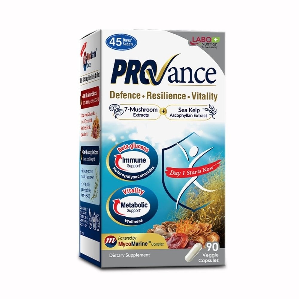 PROVance 7-Mushroom Ascophyllan Immune & Metabolism Support Veggie Capsule 90s image