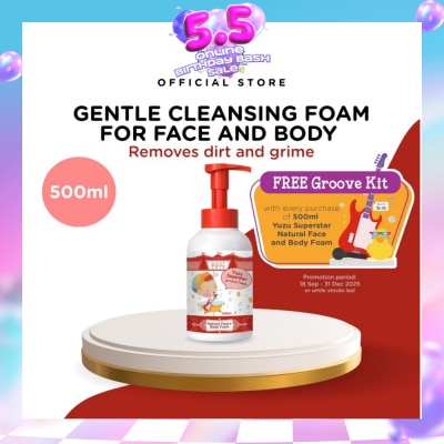 POUT CARE - Yuzu Superstar Natural Face & Body Groove Foam 500ml