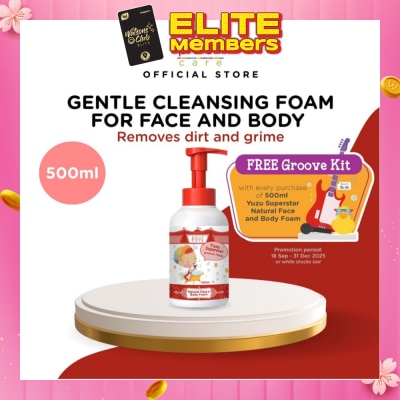 POUT CARE Yuzu Superstar Natural Face & Body Groove Foam 500ml