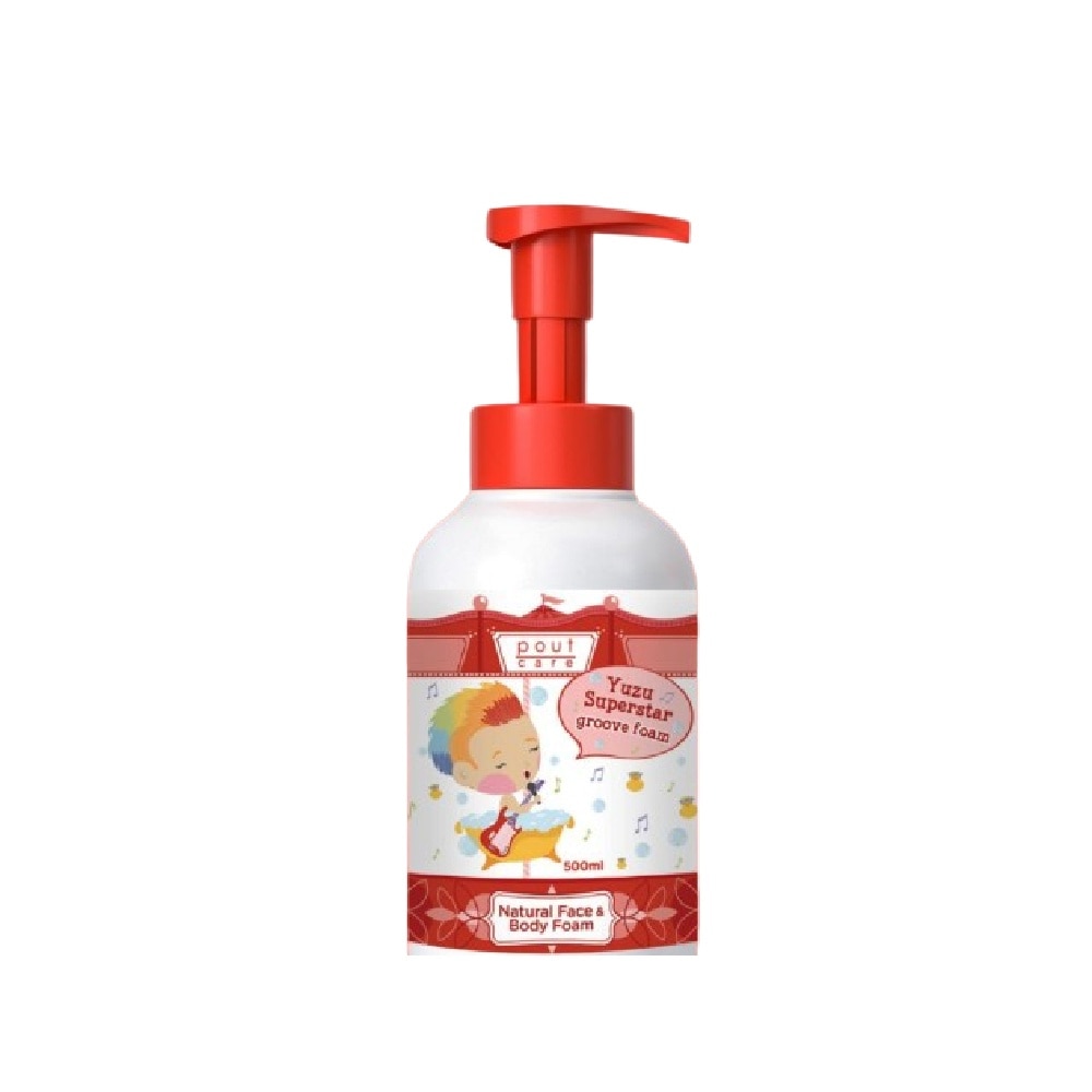Yuzu Superstar Natural Face & Body Groove Foam 500ml