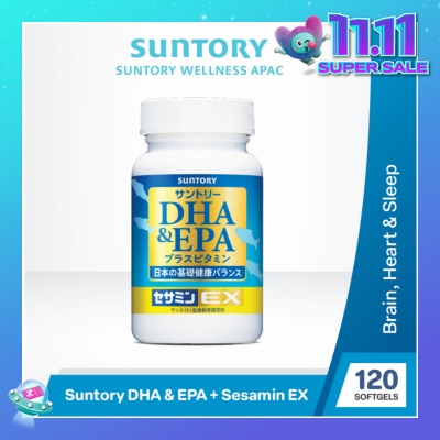 SUNTORY DHA & EPA + Sesamin EX Supplement 120s