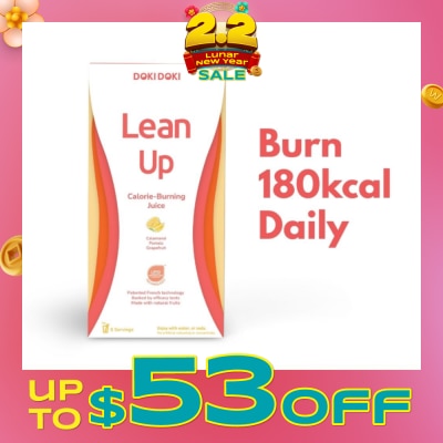 DOKI DOKI Calamansi Pomelo Lean Up Calorie-Burning Juice 8s (Expiry: Sep`2026)