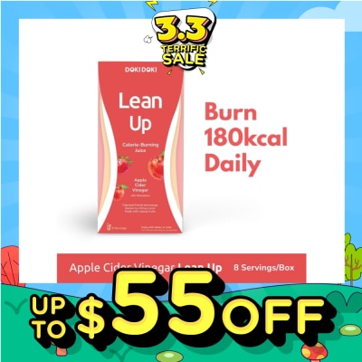 DOKI DOKI Apple Cider Vinegar Lean Up Calorie-Burning Juice 8s (Expiry: Oct`2026)