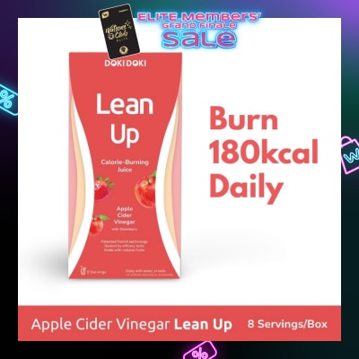 DOKI DOKI Apple Cider Vinegar Lean Up Calorie-Burning Juice 8s (Expiry: Sep`2026)