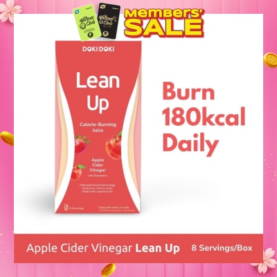 DOKI DOKI Apple Cider Vinegar Lean Up Calorie-Burning Juice 8s (Expiry: Oct`2026)