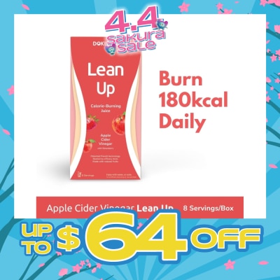 DOKI DOKI - Apple Cider Vinegar Lean Up Calorie-Burning Juice 8s (Expiry: Oct`2026)