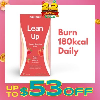 DOKI DOKI Apple Cider Vinegar Lean Up Calorie-Burning Juice 8s (Expiry: Oct`2026)