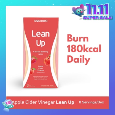 DOKI DOKI Apple Cider Vinegar Lean Up Calorie-Burning Juice 8s (Expiry: Sep`2026)