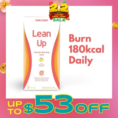 DOKI DOKI Yuzu Clementine Lean Up Calorie-Burning Juice 8s (Expiry: Sep`2026)