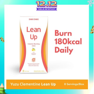 DOKI DOKI Yuzu Clementine Lean Up Calorie-Burning Juice 8s (Expiry: Sep`2026)