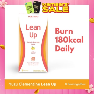 DOKI DOKI Yuzu Clementine Lean Up Calorie-Burning Juice 8s (Expiry: Sep`2026)
