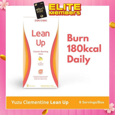 DOKI DOKI Yuzu Clementine Lean Up Calorie-Burning Juice 8s (Expiry: Sep`2026)