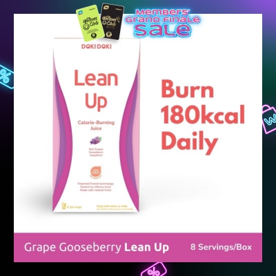 DOKI DOKI Grape Gooseberry Lean Up Calorie-Burning Juice 8s (Expiry: Sep`2026)