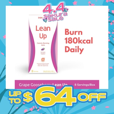 DOKI DOKI - Grape Gooseberry Lean Up Calorie-Burning Juice 8s (Expiry: Dec`2026)