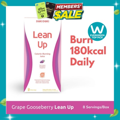 DOKI DOKI Grape Gooseberry Lean Up Calorie Burning Juice 8s (Expiry: Dec`2026) image