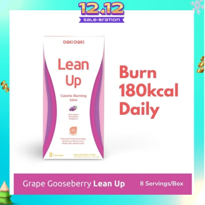DOKI DOKI Grape Gooseberry Lean Up Calorie-Burning Juice 8s (Expiry: Sep`2026)