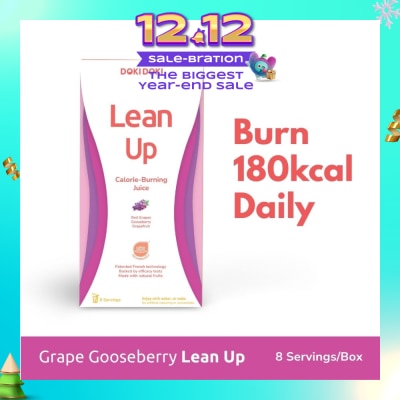 DOKI DOKI Grape Gooseberry Lean Up Calorie-Burning Juice 8s (Expiry: Sep`2026)