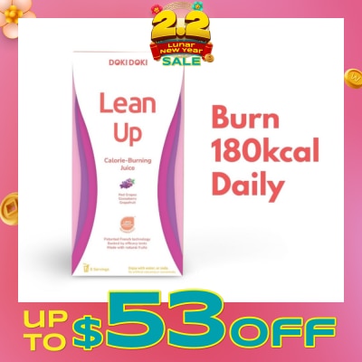 DOKI DOKI Grape Gooseberry Lean Up Calorie-Burning Juice 8s (Expiry: Oct`2026)