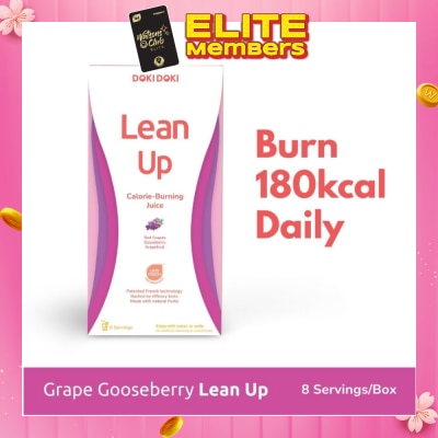 DOKI DOKI Grape Gooseberry Lean Up Calorie-Burning Juice 8s (Expiry: Oct`2026)