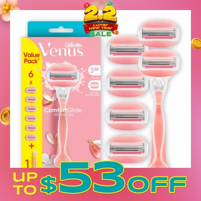 GILLETTE VENUS Mini Comfortglide White Tea Women's Razor 1 Set