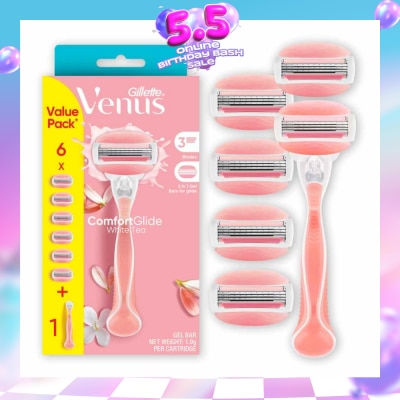 GILLETTE VENUS - Mini Comfortglide White Tea Women's Razor 1 Set