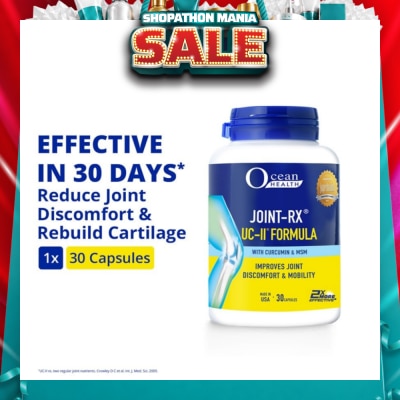 OCEAN HEALTH - Joint-RX UC-II Formula Capsule (Reduces Joint Discomfort, Improves Cartilage Health & Mobility + With Curcumin) 30s
