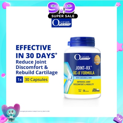 OCEAN HEALTH - Joint-RX UC-II Formula Capsule (Reduces Joint Discomfort, Improves Cartilage Health & Mobility + With Curcumin) 30s image