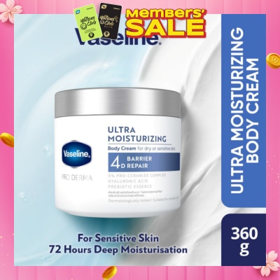 VASELINE Ultra Moisturizing Body Cream 360g