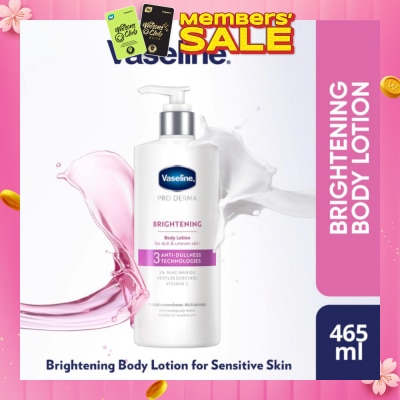 VASELINE Pro Derma Brightening Body Lotion 465ml